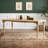 Extendable Rectangular Dining Table with Removable Leaf
