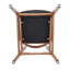 Chaises d'appoint de salle à manger rembourrées modernes avec pieds courbés et en bois massif pour la salle à manger / salon-1128786247-1128786246