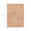Tapis intérieur / extérieur lavable pêche 10 pi x 14 pi HomeRoots
