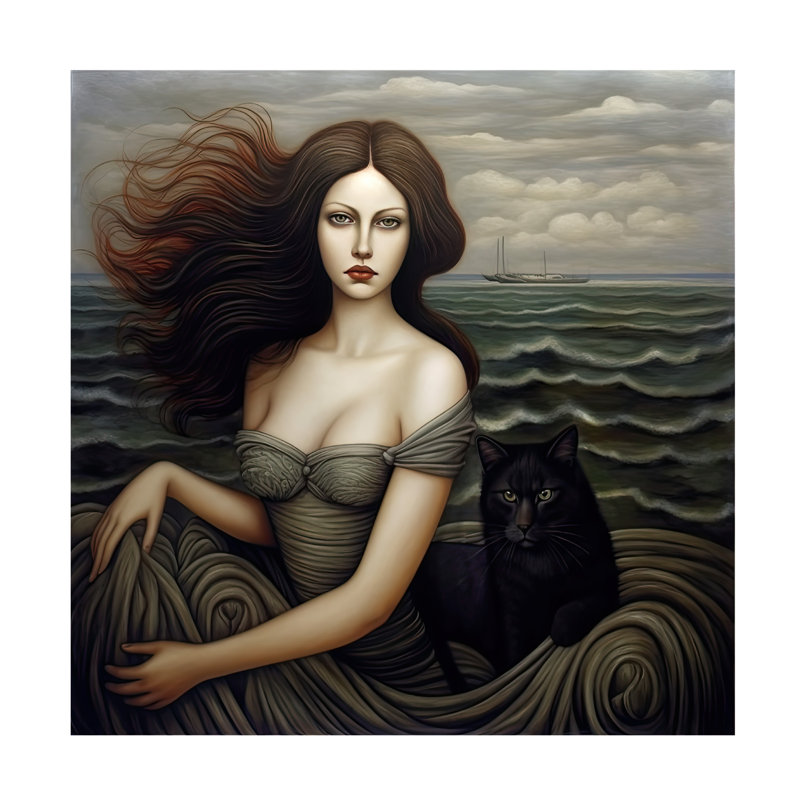 Art sur toile «Bachelor Sasha The Familiar», H 14 po x l 14 po