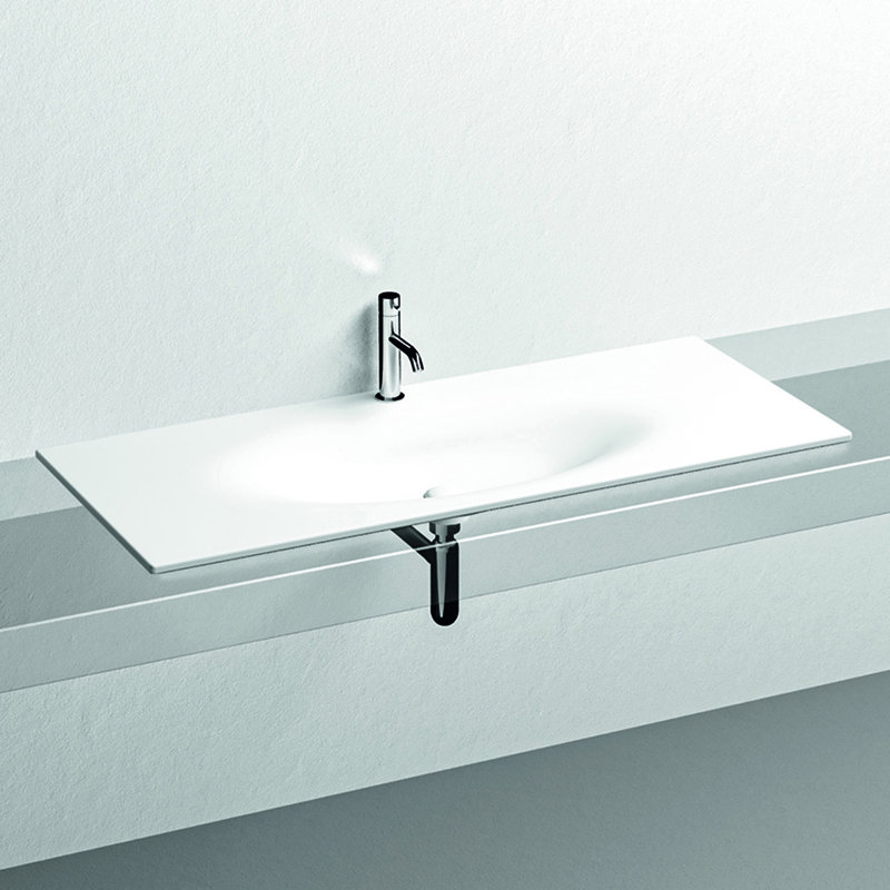 21.6 in. L Bathroom Sink, White