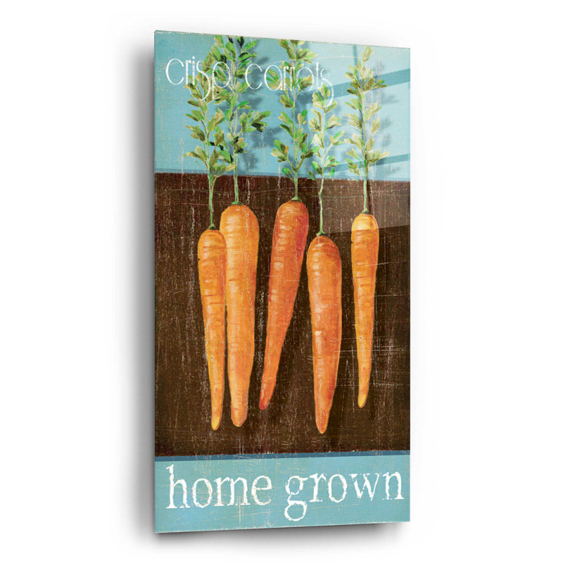 " Crisp Carrots " by Unknown JD, 24" H x 12" W