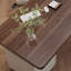 Bureau rectangulaire en bois massif brun noisette + blanc-311542169-311542167