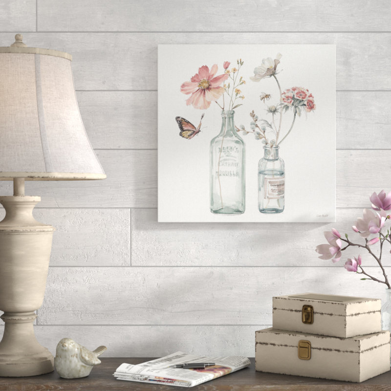 «A Country Weekend X», reproduction de peinture à l'aquarelle, H 28 po x l 28 po x P 1,5 po, Toile tendue