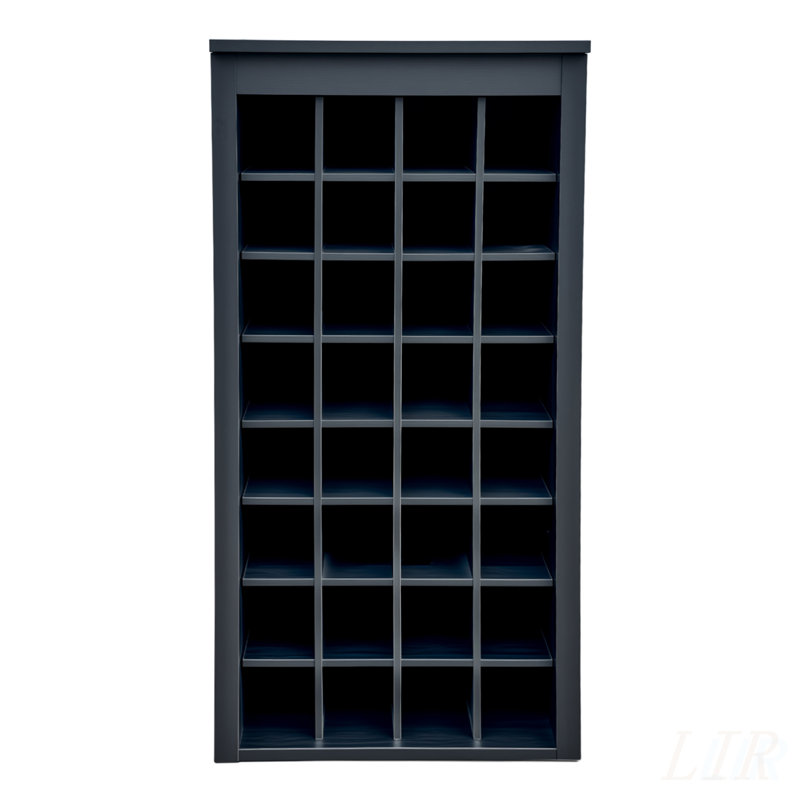 Modular 32-Bottle Wine Bar Cabinet with Sleek Design and Ample Storage, Perfect for Modern Wine Enthusiasts.