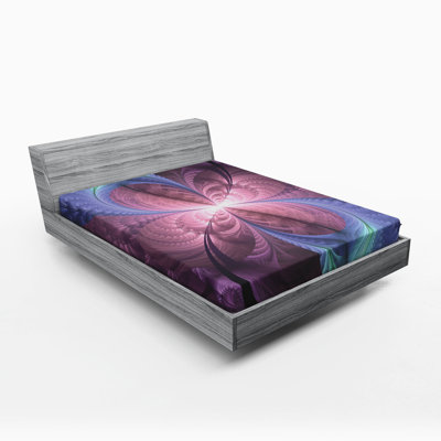 Trippy Microfiber Fitted Sheet