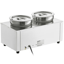 Daewoo Small Electric Buffet Server 4.5 L Food and Plate Warmer, Wayfair.co.uk