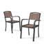 Disassemble plastic wood armchair-2008465464