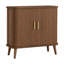 31.5'' Modern Sideboard Buffet Cabinet With Sliding Tambour Doors, Adjustable Shelves And Storage For Office, Bedroom Storage Cabinet, Hallway Storage Cabinet, Console Storage Cabinet-1178729123