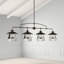 Luminaire suspendu linéaire à 4 lumières pour îlot de cuisine Benee