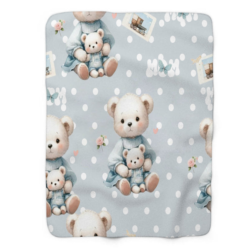 Mama Bear - 1 Piece Premium Blanket, 60" W x 80" L