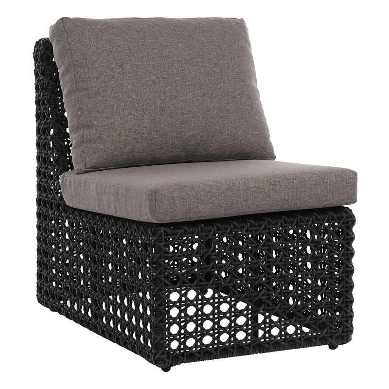 Arnie Outdoor Armless Lounge Chair
