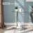 Fletching Glass Top Floor Shelf End Table