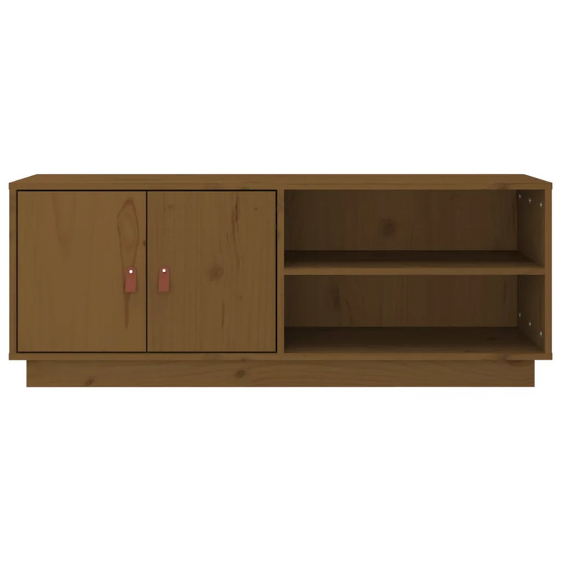 Unfinished TV Stand for TVs up to 48", Honey Brown