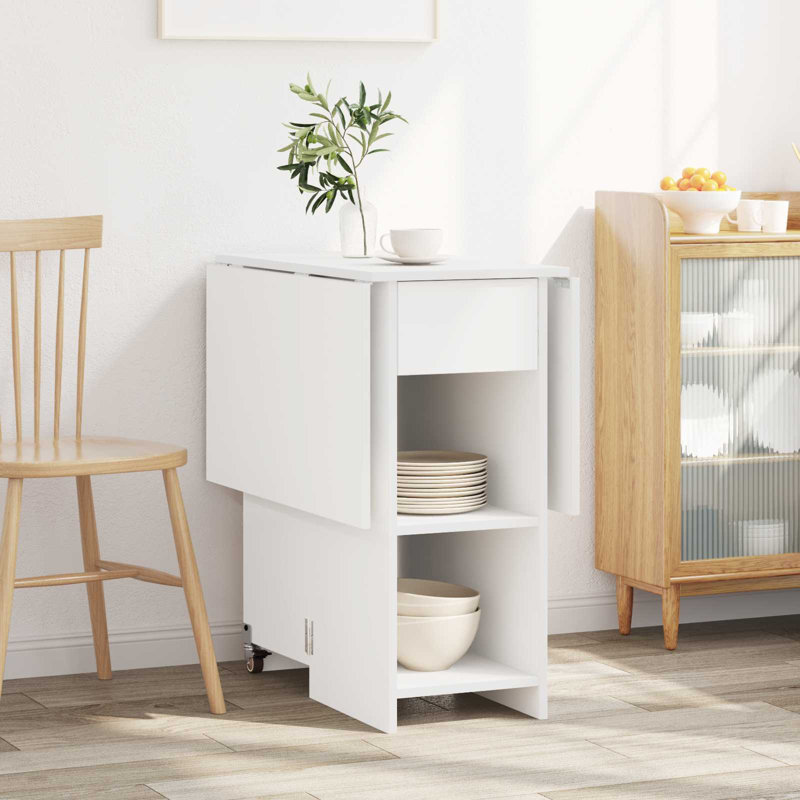 Extendable Dining Table, White