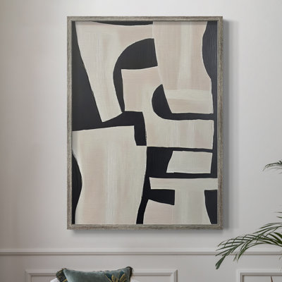 ABSTRACT Series, impression encadrée en bois massif