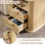 Table de chevet cannelée 22 po avec station de charge-343288800