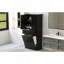 Bathroom Storage Cabinet With Two Laundry Baskets, Storage Cabinet With Doors And Drawer For Home, Black