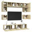 Azeemah Unfinished Entertainment Centre for TVs up to 32"-1410372242