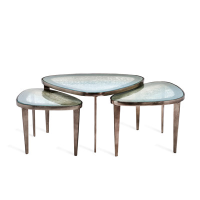 Ensemble de 3 tables basses Jan