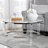 Lower Vobster Coffee Table Clear Tempered Glass Round Coffee Table 35.50" D x 35.50" W x 18.00" H
