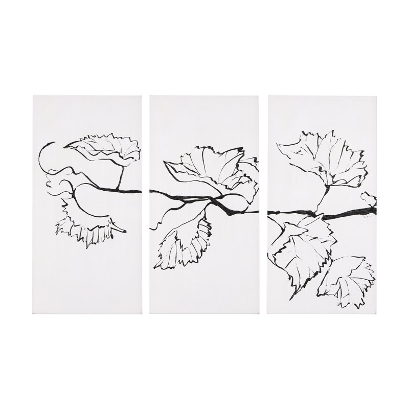 Toile texturée Begonia, H 40 po x l 20 po x P 1,5 po