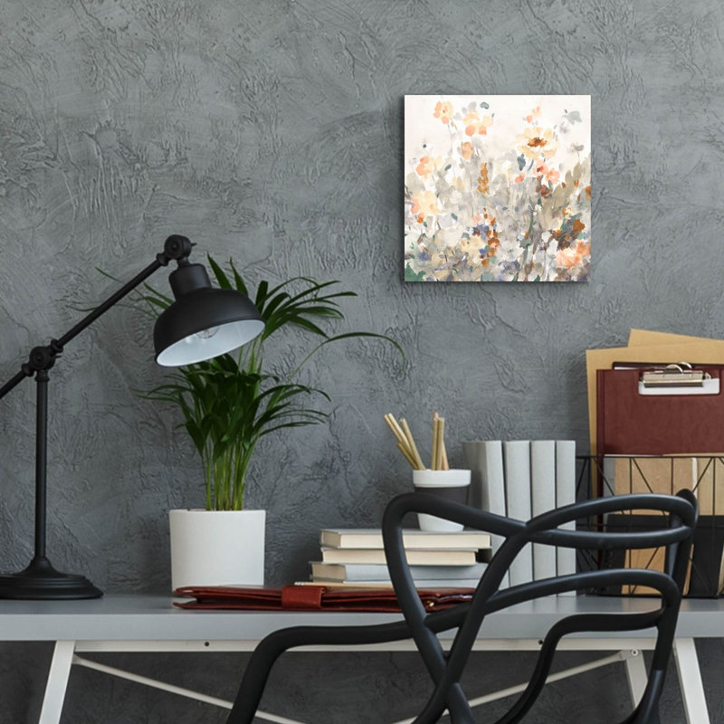Art mural en verre acrylique, «Octavril Garden» par Danhui Nai, H 12 po x l 12 po x P 0,13 po