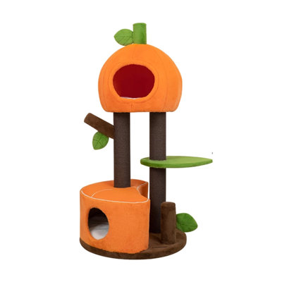 3 Tiers Cat Tree with Condons,Perch,Scratching Posts