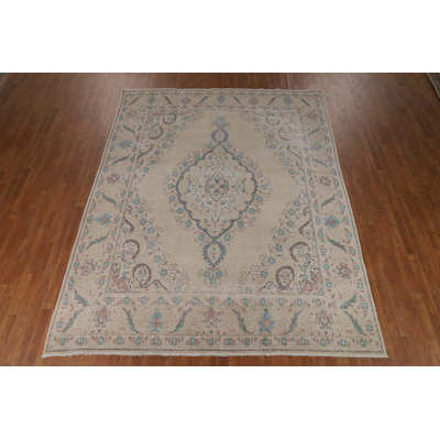 Geometric Wool  Traditional Area Rug 8x11