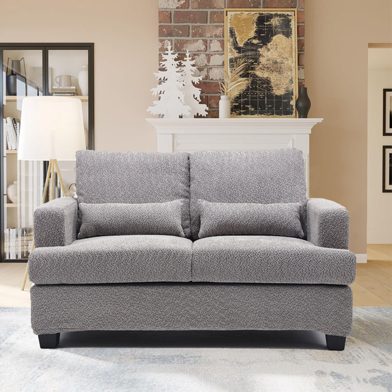 Clayson Upholstered 63'' Loveseat