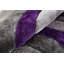 Tapis à poils longs mauve / gris Thionville-1644332181