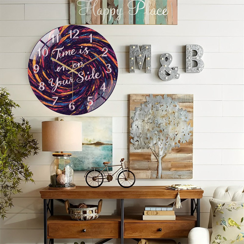 Horloge murale Galaxy Swirl