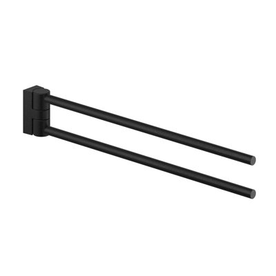 2 Double Wall Mounted Towel Bar