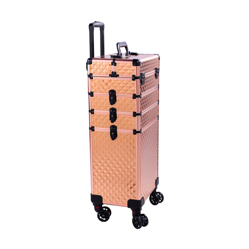 Mersed Plastic 4 Compartment Makeup Organizer
