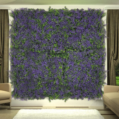 100x100cm Artificial Plant Grass Panel Greenery Hedge
