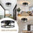 Industrial Matte Black Metal 2-light Flush Mount Ceiling Light