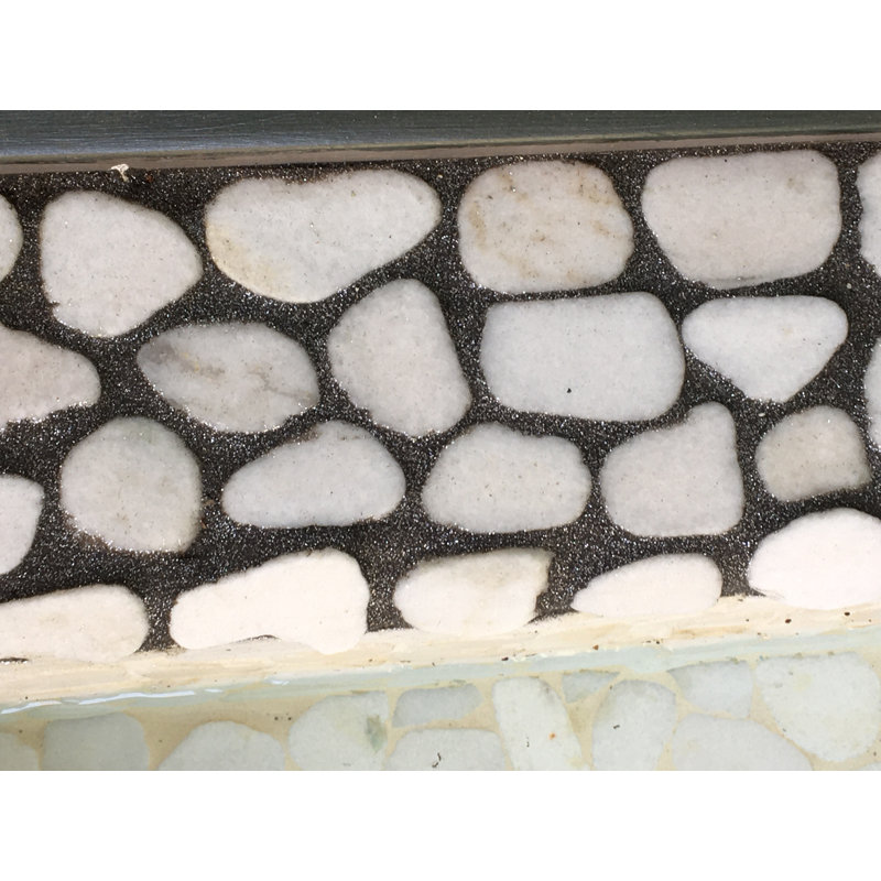 Snowflake 12" x 12" Cement Mosaic Floor Use Tile