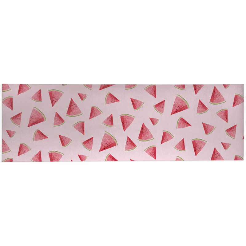 Summer Melon Outdoor Rug, Runner 2'6" x 8'