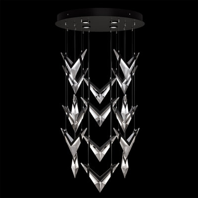 Luminaire suspendu rond l 32 po Blade