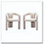 Fauteuil de cuisine en velours rembourré-308422391