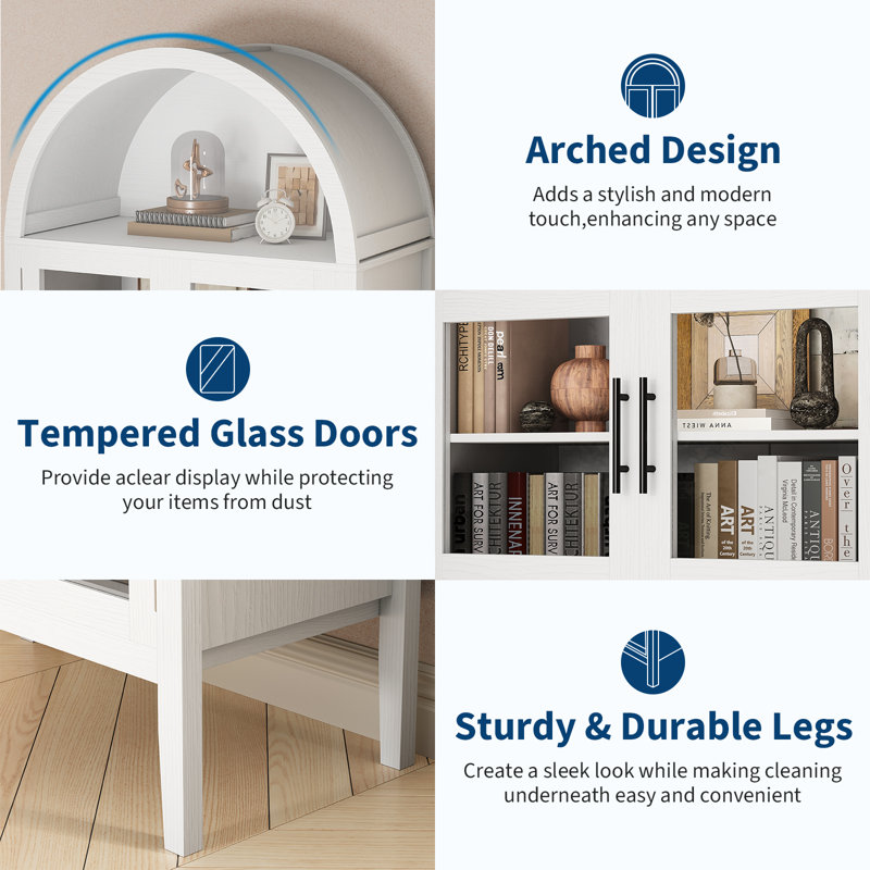 78cm Sideboard, White