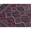 Hand-Knotted High-Quality Red and Purple Area Rug