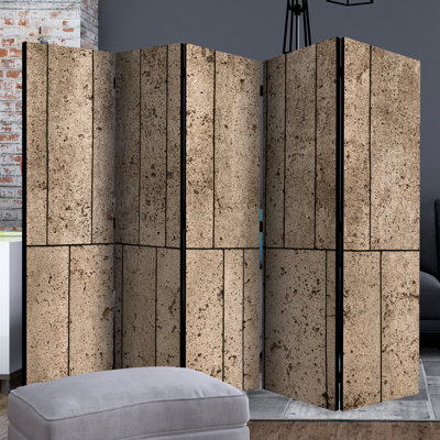 Clements 172cm H Solid Wood Folding Room Divider