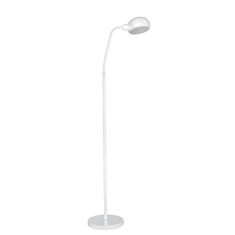Lampe sur pied arquée 63 po Merrimac, Blanc, Blanc