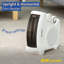 Russell Hobbs 2000W Watt 6826 BTU BTU Electric Compact Space Heater with Adjustable Thermostat-90572272