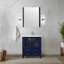 Meuble-lavabo de salle de bain 30 po X P 18,25 po D, plateau en céramique, ensemble de robinet et Miroir