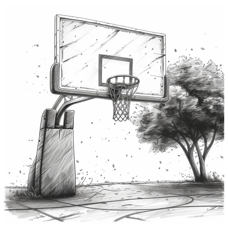 Housse de couette Basketball Bedding Sports, Lit simple