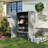 Yardgrace 420 Gallons Double-door Vertical Resin Storage Cabinet With Floor-122409904