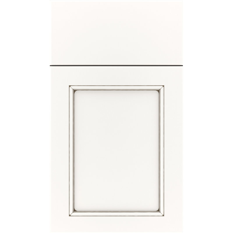 Échantillon de porte de ferme à accès complet Dwelling, Whitecap w/ Smoke Glaze, Érable