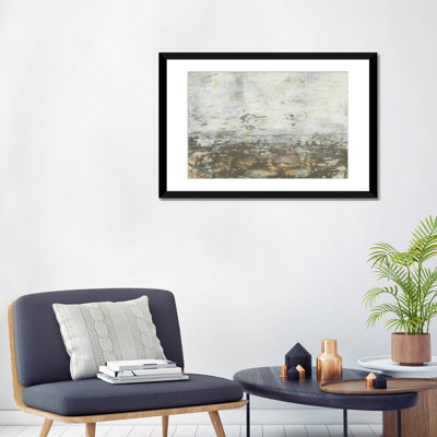 « neutral horizon iii », impression sur toile
